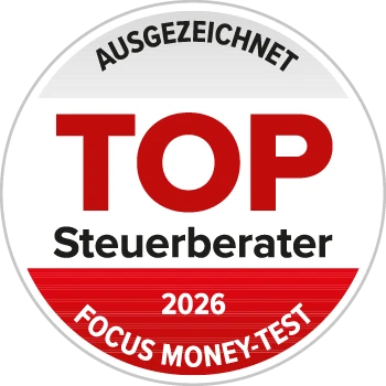 Taube Tax Advisor is awarded as "TOP STEUERBERATER" (TOP TAX ADVISOR) from Focus Money
